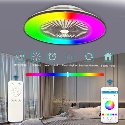 Invisible Modern Simple LED Fan Pendant Lamp