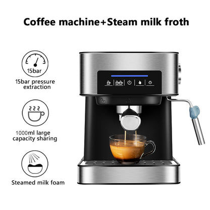 Machine à expresso intelligente pour maison, mousseur à lait à vapeur tout-en-un