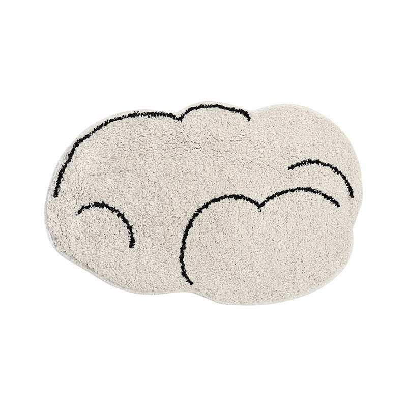 Cloud Carpet Entry Into The Bathroom Bathroom Absorbent Non-slip Mat