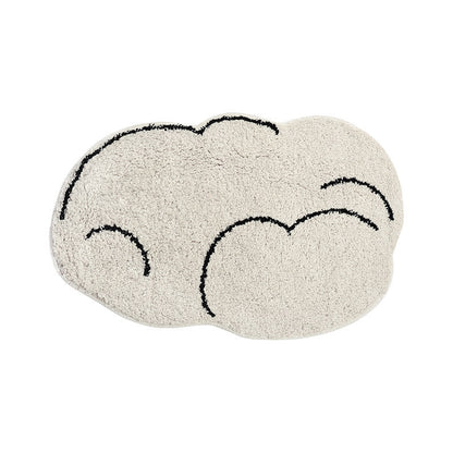 Cloud Carpet Entry Into The Bathroom Bathroom Absorbent Non-slip Mat