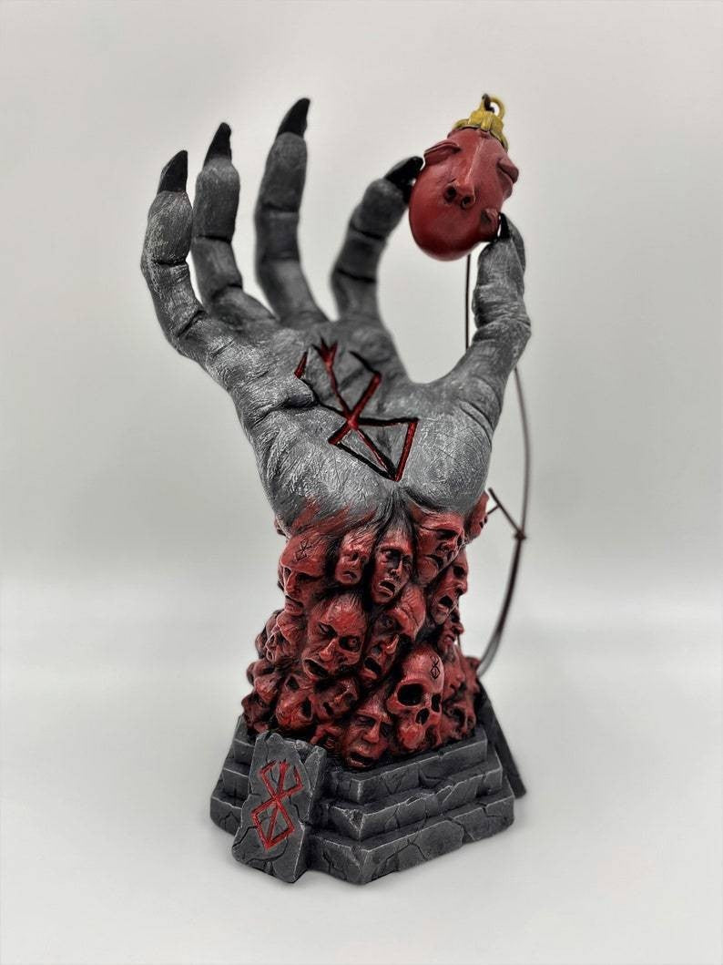 Halloween Rage God Hand Resin Craft Ornament