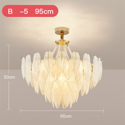 French Cream Wind Pendant Light Luxury