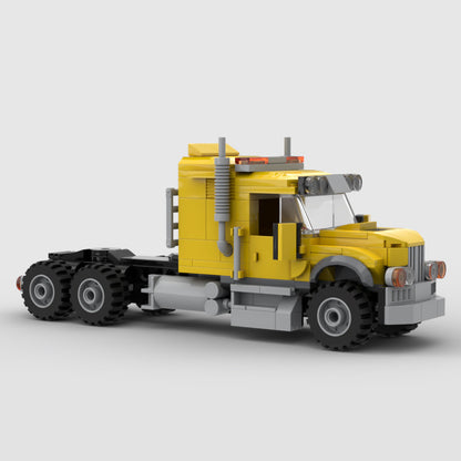 Dump Truck Trailer Engineering Vehicle Model Building Blocks Toy