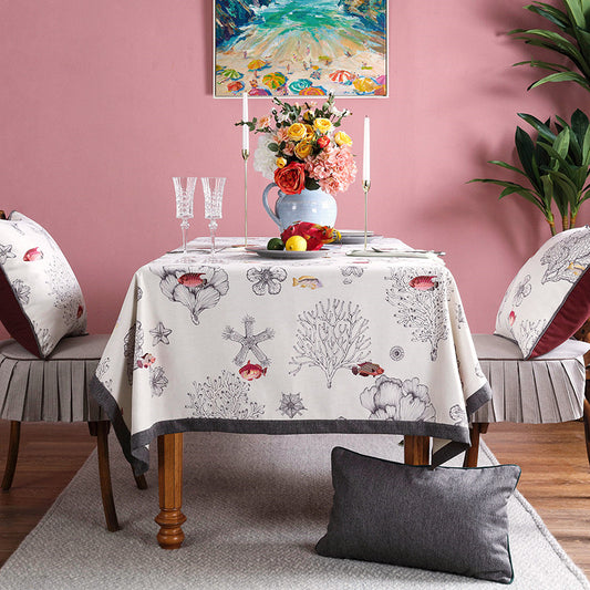 Living Room Fashion Home Printing Tablecloth