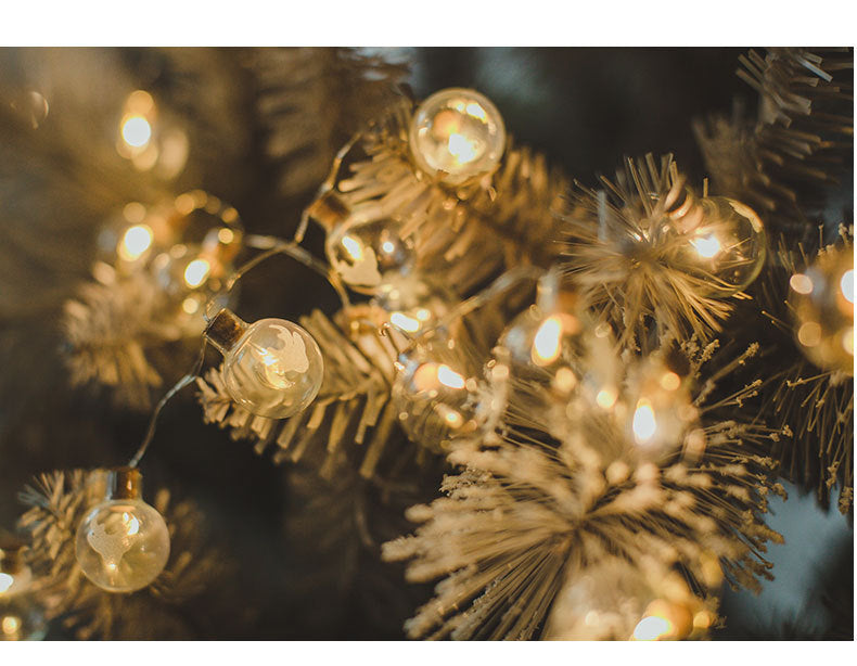 Lumières LED en fil de cuivre pour décorations d'ambiance de Noël