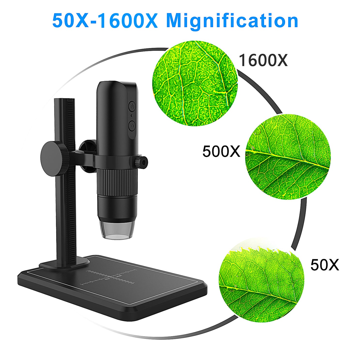 Microscope numérique HD avec support en plastique