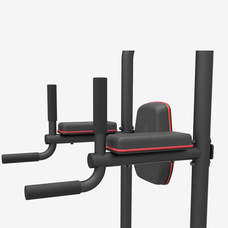 Entrenador de soporte de dominadas de barra simple y doble ajustable para interiores en casa