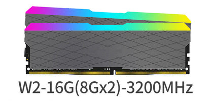 Barra de memoria de barra de luz RGB de escritorio de 8Gx2 pares