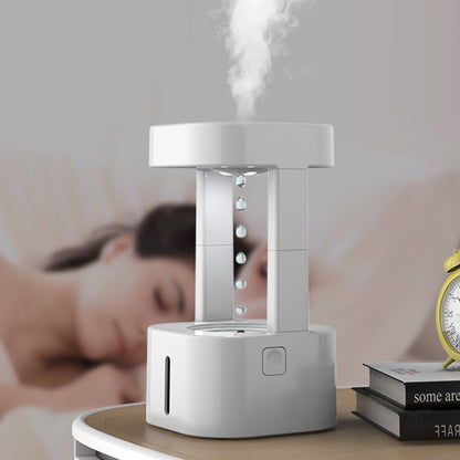 Humidificateur goutte d'eau Anti-gravité créatif, vaporisateur de brume de climatisation, maison silencieuse, chambre à coucher, bureau avec réservoir d'eau de 580ML