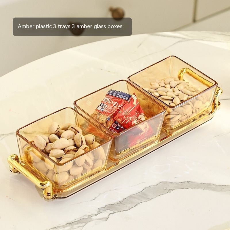 Fruit Plate Living Room Coffee Table Household Storage Box