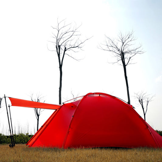 Tienda revestida de silicio al aire libre a prueba de viento, impermeable y ultraligera