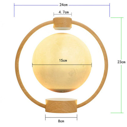 Maglev Moon Light Altavoz Bluetooth 3D Estéreo Diy Resplandor colorido