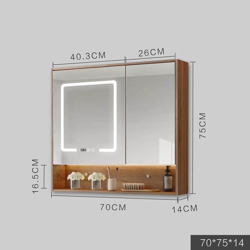 Armoire intelligente avec lumières Led, Anti-buée, Type mural suspendu, toilettes, Dressing, salle de bains, miroir combiné