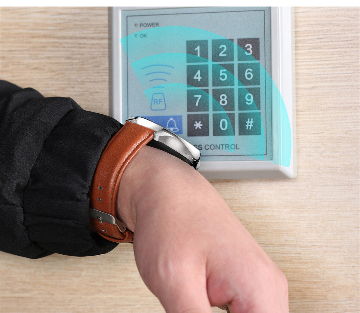 Control de acceso NFC Reloj inteligente Llamada Bluetooth