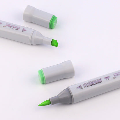 Oily Soft-tip Marker Student Hand-painted Design Set