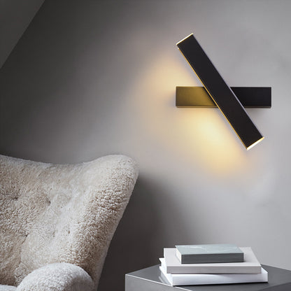 Lámpara de pared giratoria para mesita de noche, pasillo, pasillo, mesita de noche, LED, creativa, nórdica, sencilla y moderna