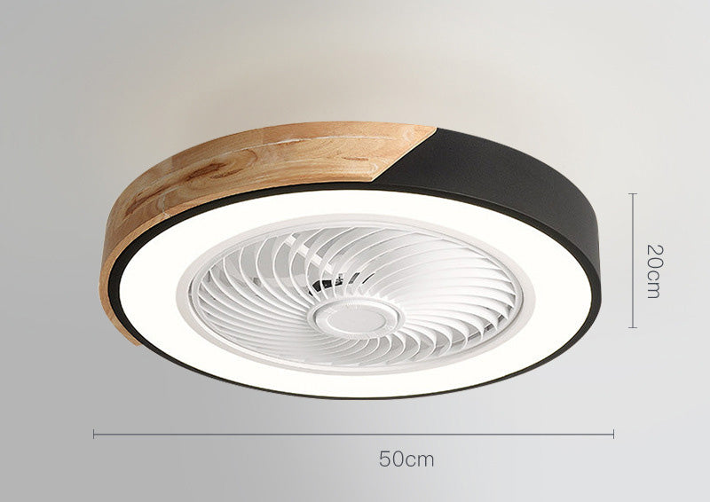 Lampe à ventilateur suspendue électrique à guide d'air rotatif