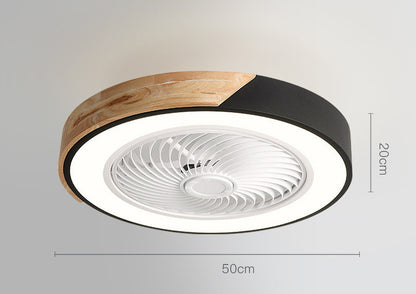 Rotating Air Guide Electric Hanging Fan Lamp