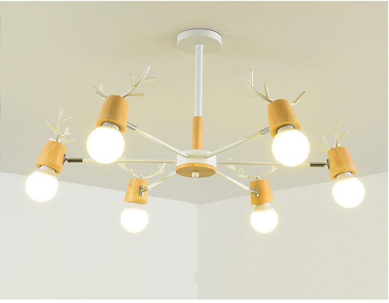 Modern Minimalist Ceiling Lamp Nordic Creative Antler Lamp