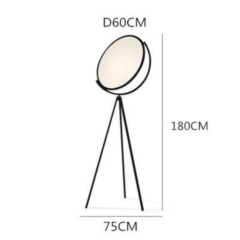 Lámpara de pie con trípode para decoración de dormitorio, sala de estar, sencilla, posmoderna, nórdica