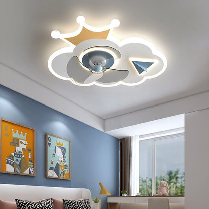 Lumière de ventilateur Silent Cloud dans la chambre des enfants