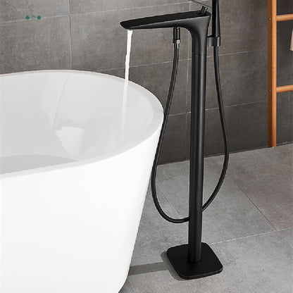 Floor Type Black Bathtub Faucet