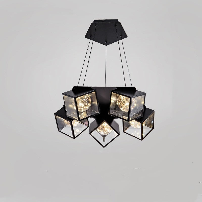 Home Bedroom Model Room Lamp Nordic Star Dining Room Chandelier