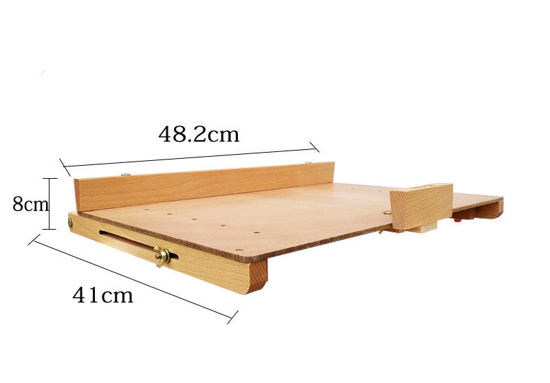 Tableau de chevalet réglable en une seule pièce en hêtre