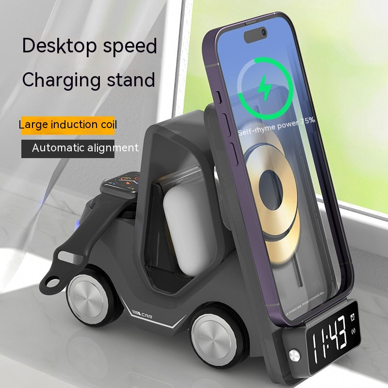 Creative Car External Desktop Stand Wireless Fast Charging