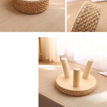 Handmade Rattan Round Bay Window Coffee Table