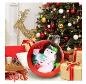 Bola de adorno navideño para exteriores, de PVC, 60 cm, inflable, decorada, bolas gigantes de PVC, grandes, para decorar árboles de Navidad