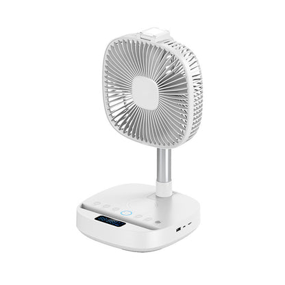 Altavoz Bluetooth creativo plegable telescópico portátil USB ventilador silencioso