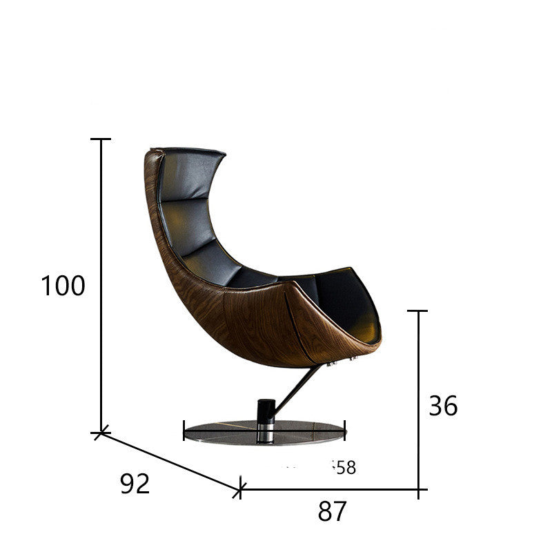 Silla de tigre de ocio de diseñador creativo estilo italiano