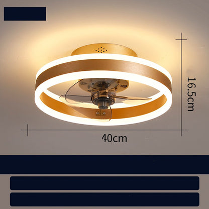 Modern Simple Light Luxury Fan Lamp