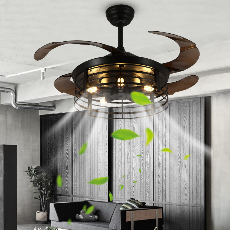 Industrial Wind Integrated American Retro Fan Lamp