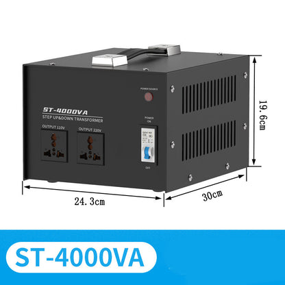 Transformador elevador y reductor Conversión de voltaje de 110 V a 220 V