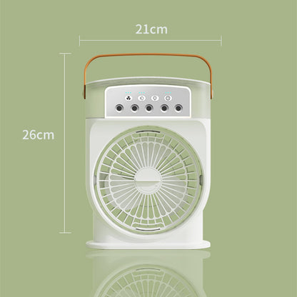 Climatiseur Portable USB, ventilateur de refroidissement avec 5 pulvérisations, 7 couleurs de lumière, réservoir d'eau de 600ML, brouillard de pulvérisation, humidificateurs