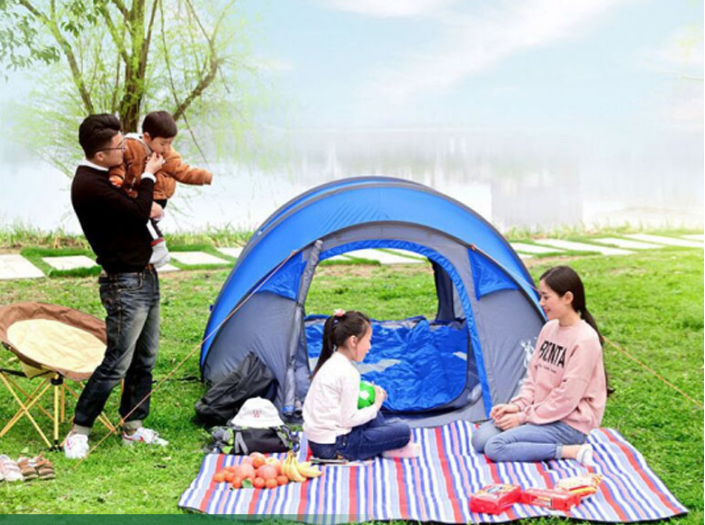 Outdoor Automatic Tent Quickly Opens And Throws Tent Outdoor Supplies For 3-4 People Camping