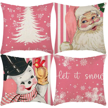 Home Decoration Printing Christmas Pillow Cover