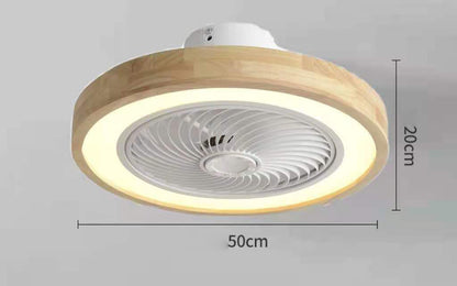 Lampe à ventilateur suspendue électrique à guide d'air rotatif