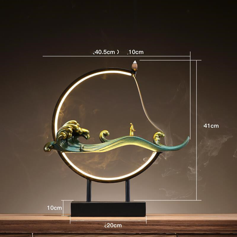 Creative Household Backflow Incense Burner Ornaments