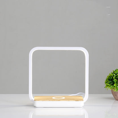 Bedside Lamp Mobile Phone Wireless Charging Desk Lamp