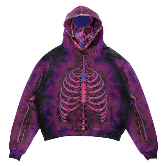 Sweat-shirt à la mode pour femmes avec tête de mort pour Halloween