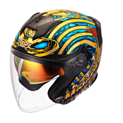 Personalized Double-lens Motorcycle Helmet Riding