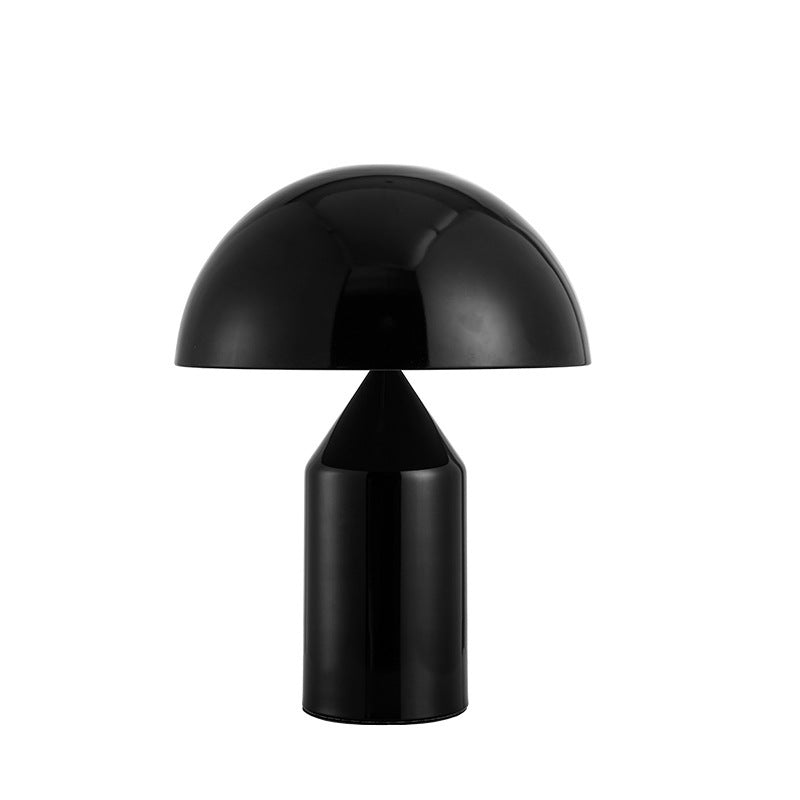 Post-modern Creative Simple Model Room Hotel Desktop Bedroom Bedside Semi-circular Hardware Mushroom Desk Lamp