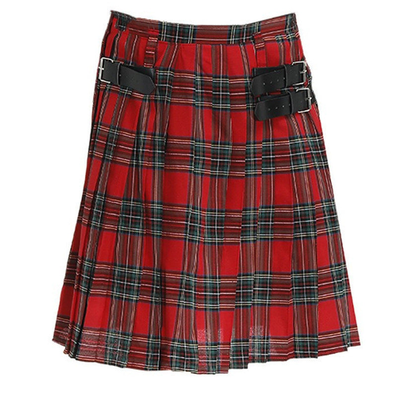 Halloween Costume Men's Pleated Skirt Dance