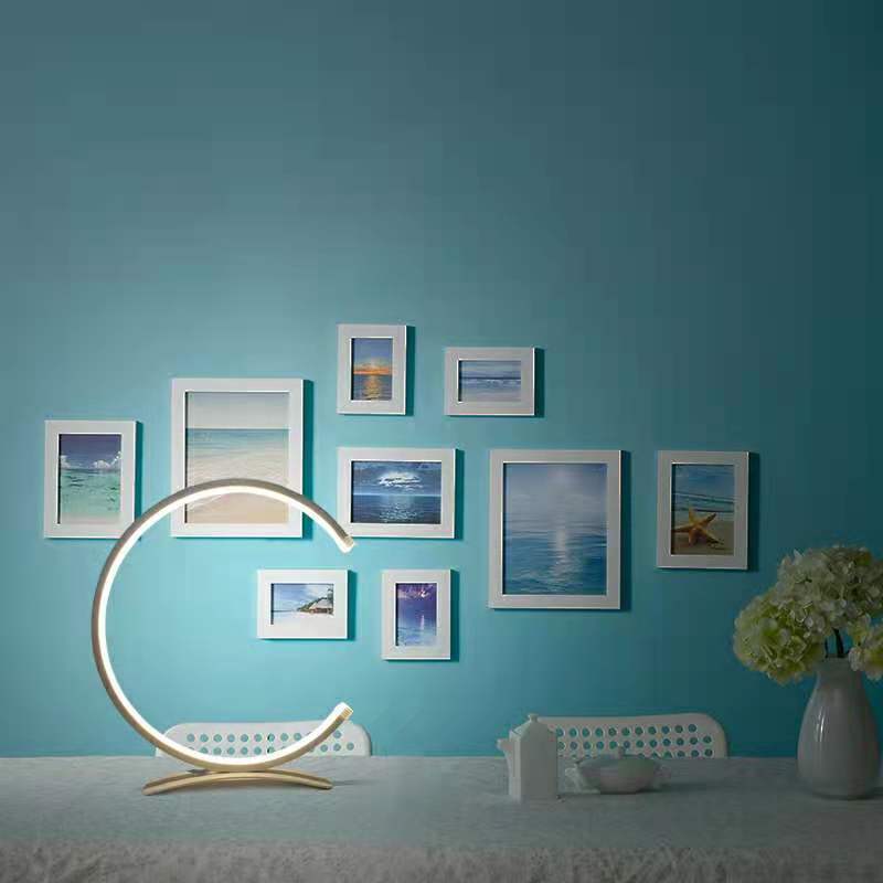 Letter LED Table Lamp Eye Protection Three-tone Light Smart Table Lamp Night Light