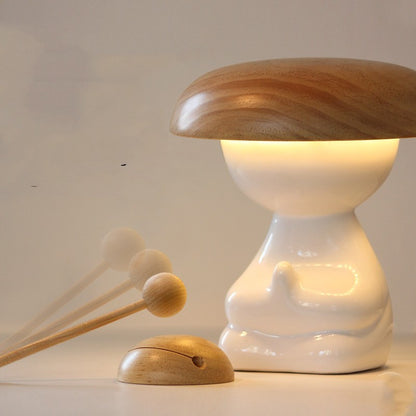 Purificateur d'air de lampe de table de protection des yeux à LED en céramique