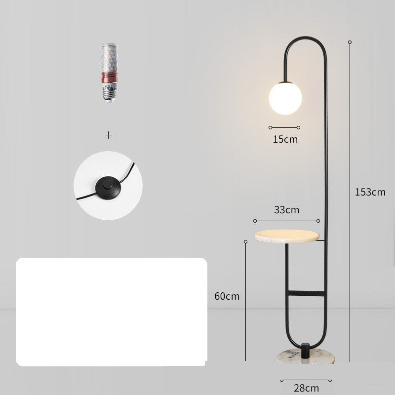 Lámpara de noche minimalista para dormitorio de una pieza