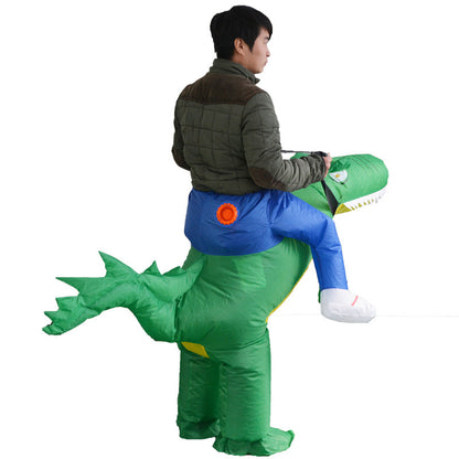 Ropa inflable para fiesta de tiranosaurio de Halloween, ropa para muñecas, cosplay, espectáculo divertido, ropa inflable